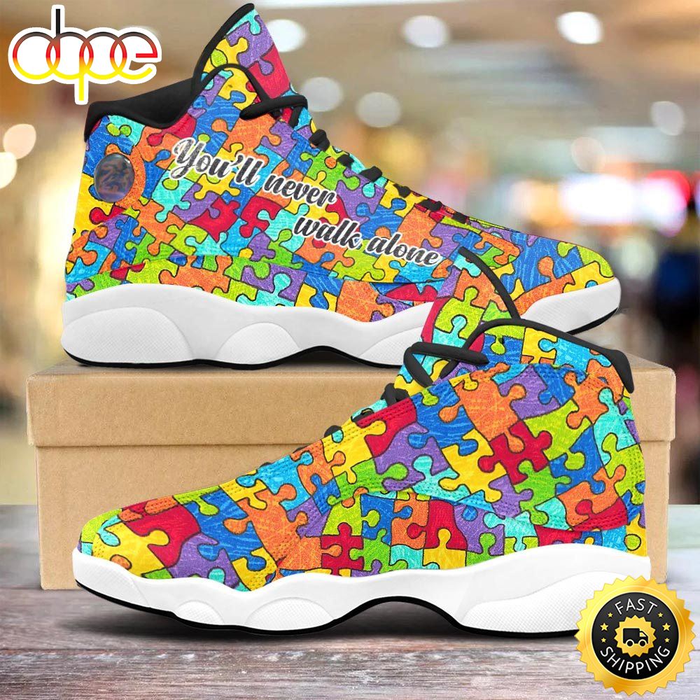 Autism You Will Never Walk Alone Jd13 Shoes Bydvop