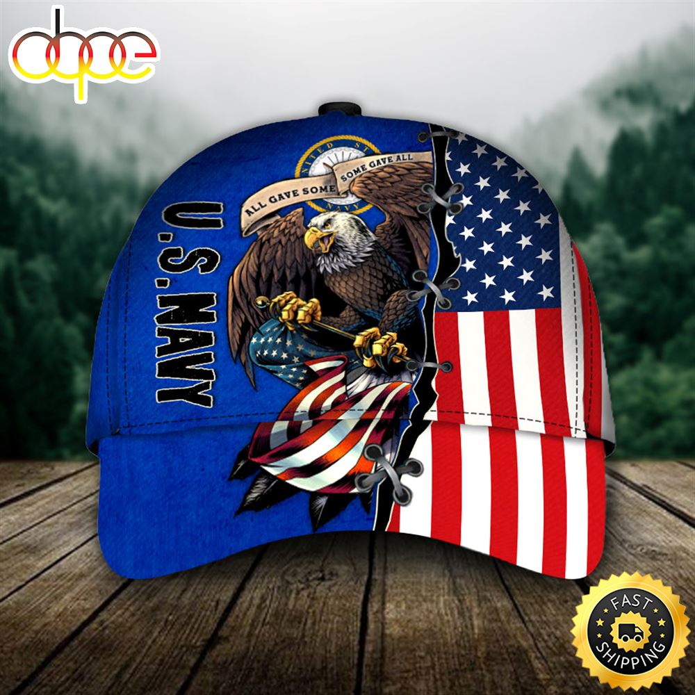 Bald Eagle Armed Forces Military Classic Cap