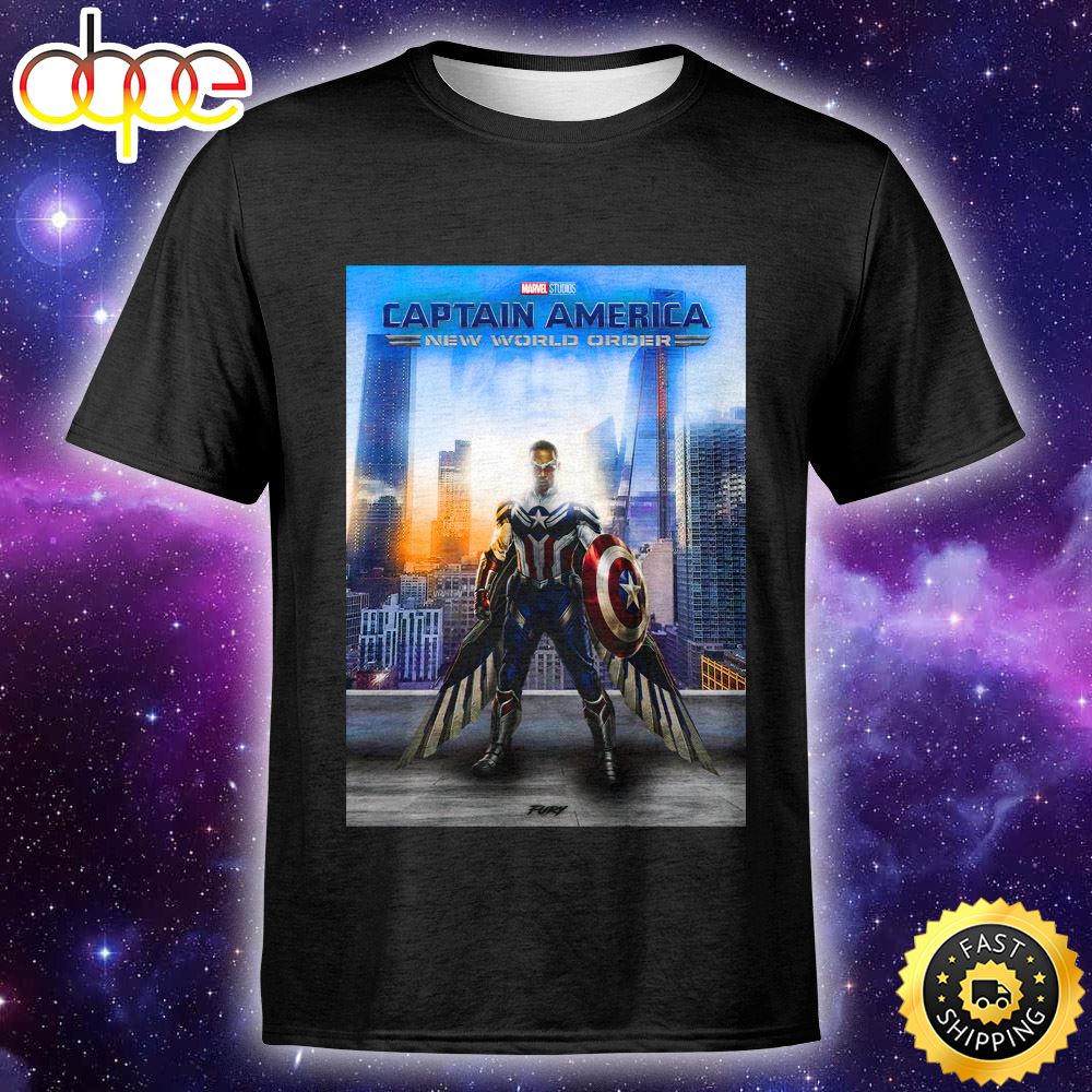 Captain America New World Order 2024 Unisex T Shirt Qnui81