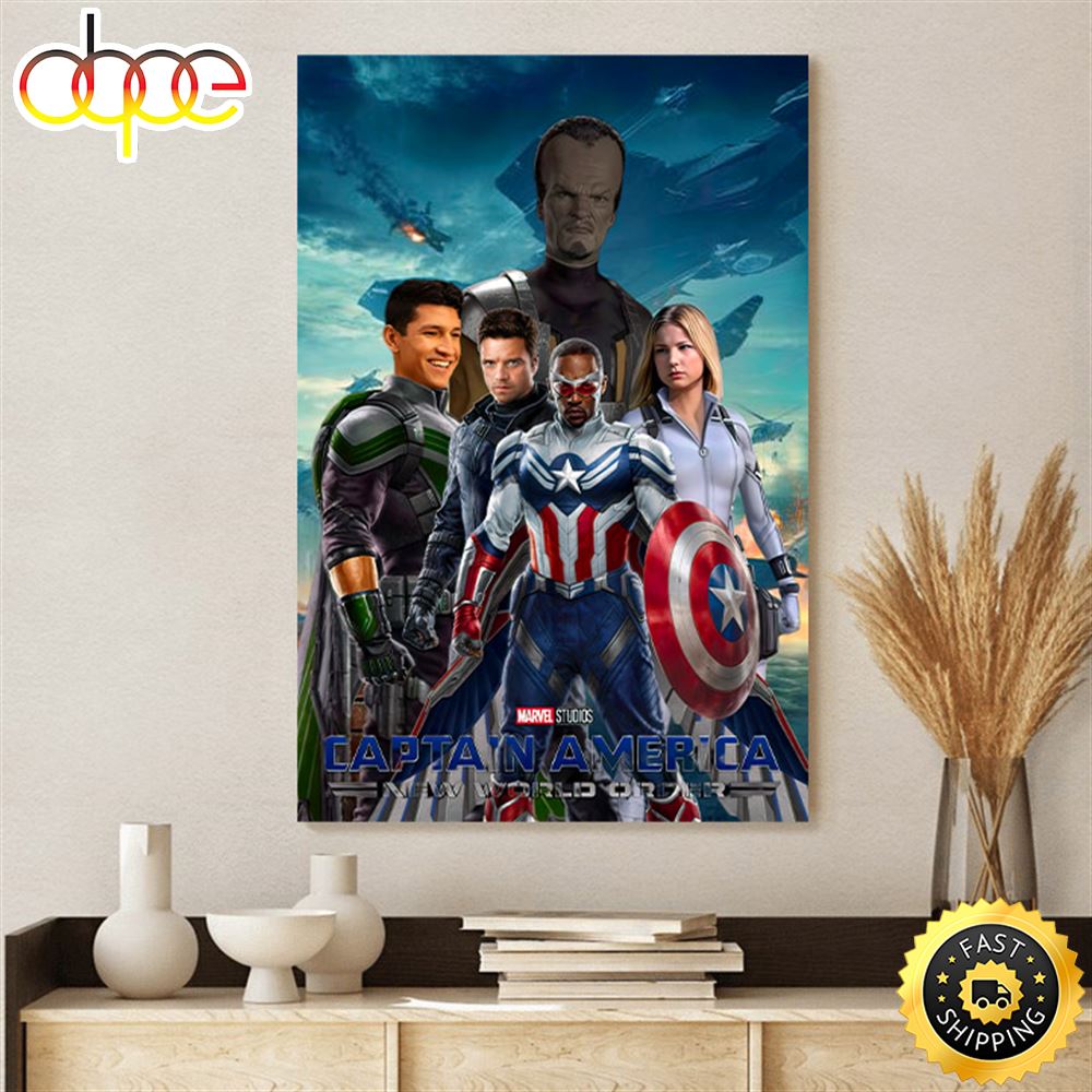 Captain America New World Order Fan Canvas Fvo7yo