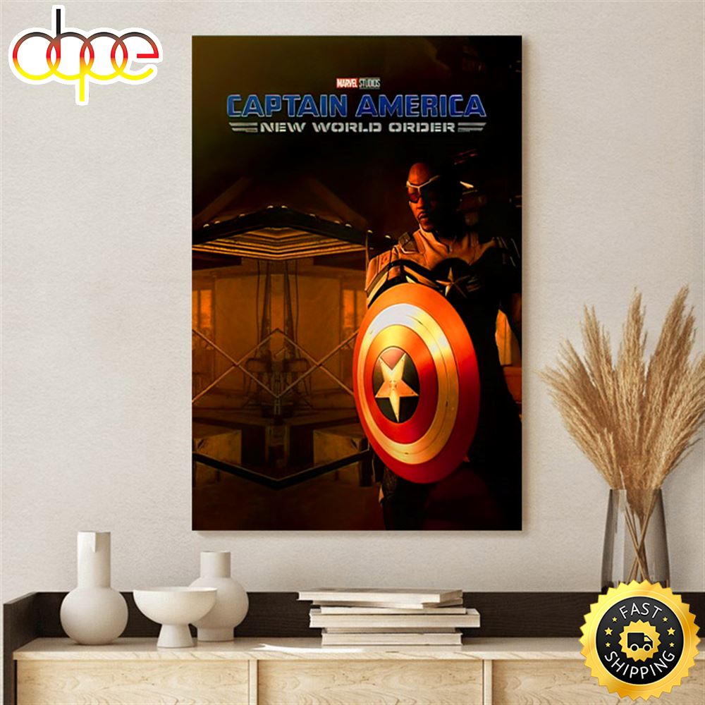 Captain America New World Order Fan Casting Canvas Ntg9jd