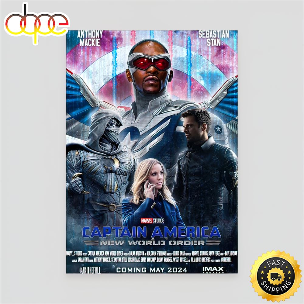 Captain America New World Order Poster Canvas R1jvri
