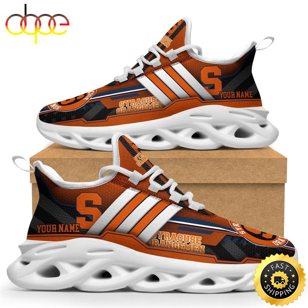 Custom Name NCAA Syracuse Orange Max Soul Sneakers Trending Summer 1 Svhznx