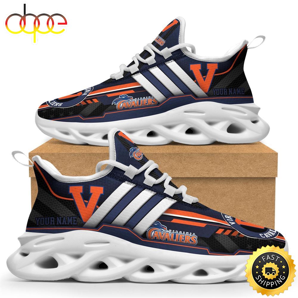 Custom Name NCAA Virginia Cavaliers Max Soul Sneakers Trending Summer 1 Axij9b