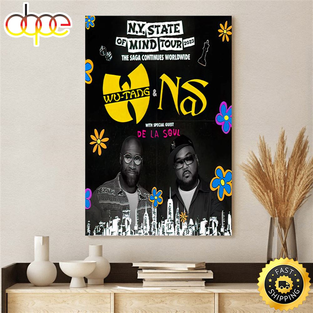 De La Soul Added To Nas Wu Tang Clan S N.Y. State Of Mind Tour Canvas Wky0fm
