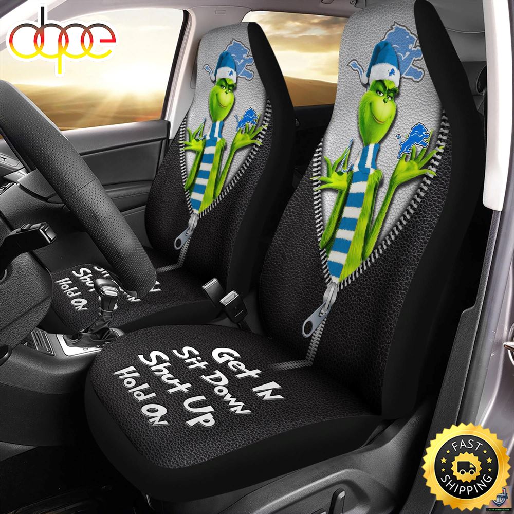 Grinch Car Seat Covers Custom Christmas Car Interior Accessories –