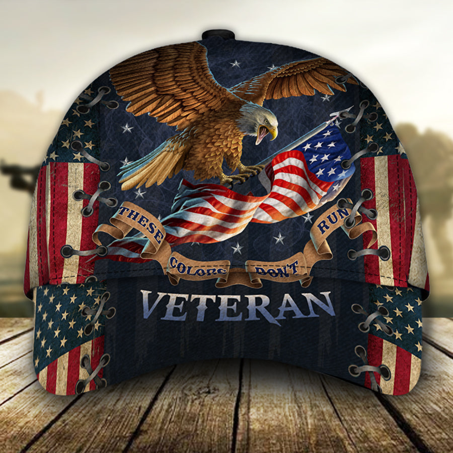 Eagle American Flag Veteran Classic Cap N60ury