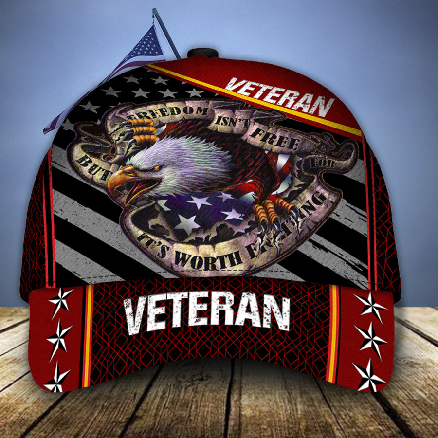 Freedom Isn't Free Veteran Classic Cap – Musicdope80s.com
