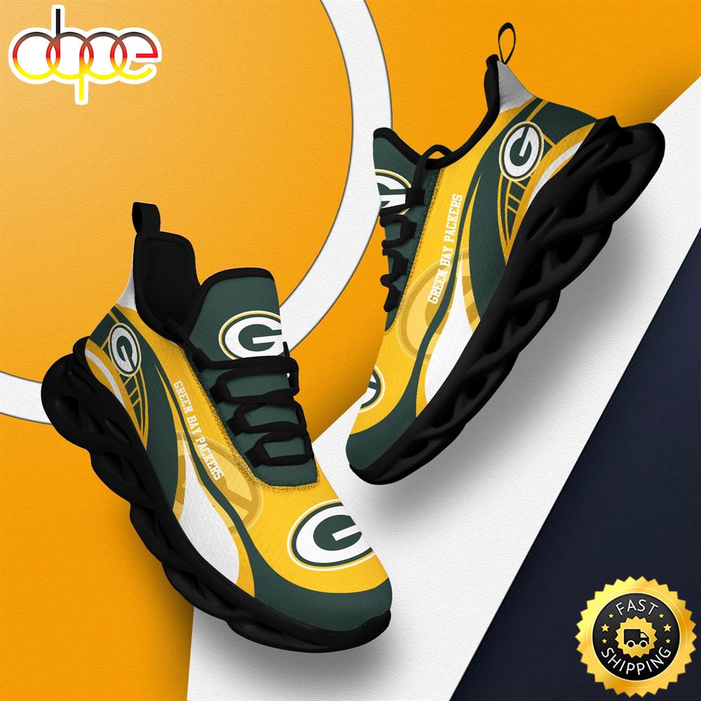 Green Bay Packers Sneakers Max Soul Trending Summer 1 Sni7wo