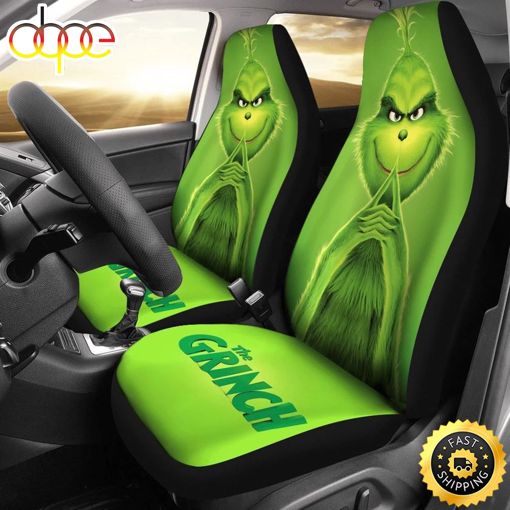 Grinch Christmas Movie Car Seat Covers Amazing Gift Ptf66s