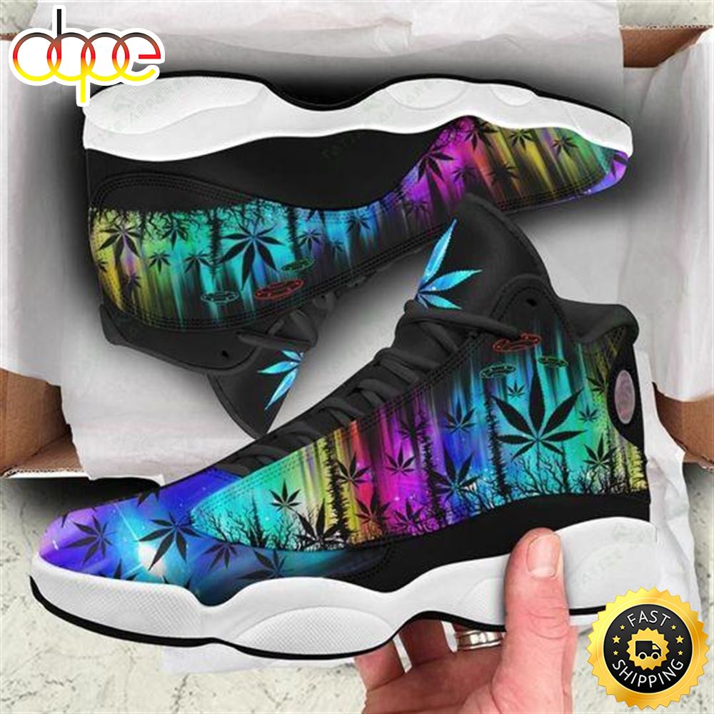 Hippie All Over Printed Air Jordan 13 Sneakers Mmjcoi