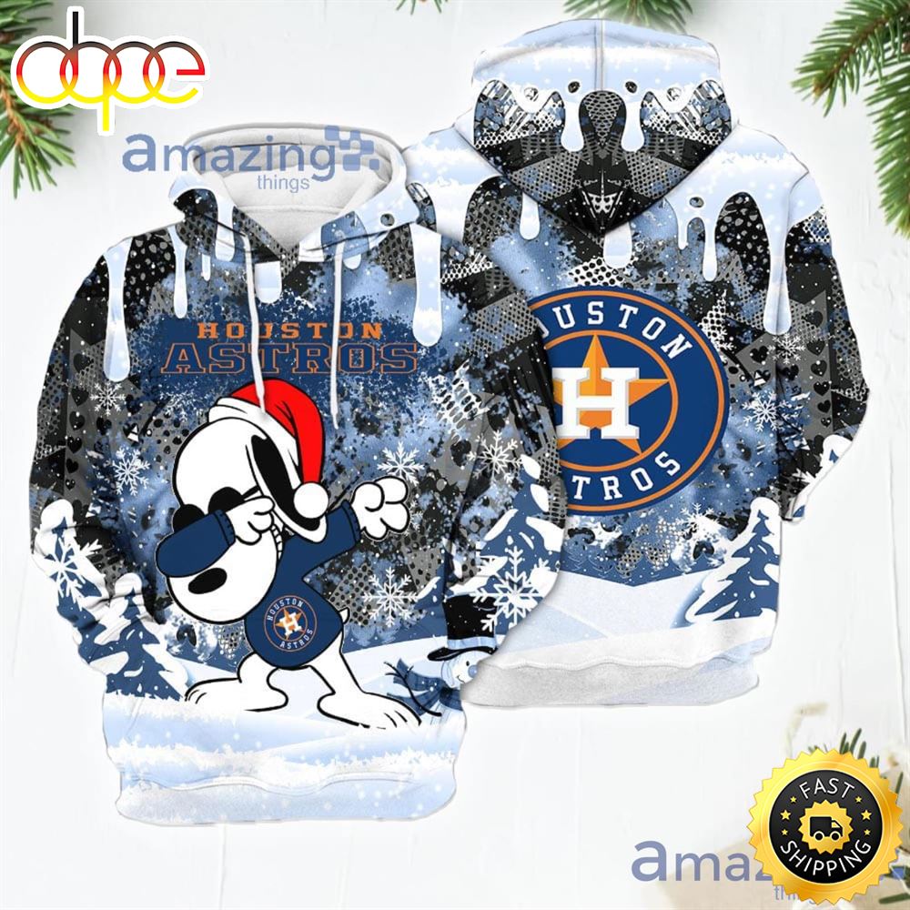 Houston Astros Snoopy Dabbing The Peanuts Sports Football Christmas Giift 3D Hoodie For Men And Women Yb5jfj