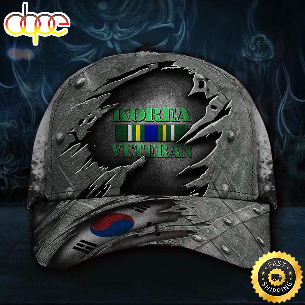 Korea Defense Veteran Hat Proudly Served Patriotic Hats Gifts For Veterans Hat Classic Cap Byxtzu