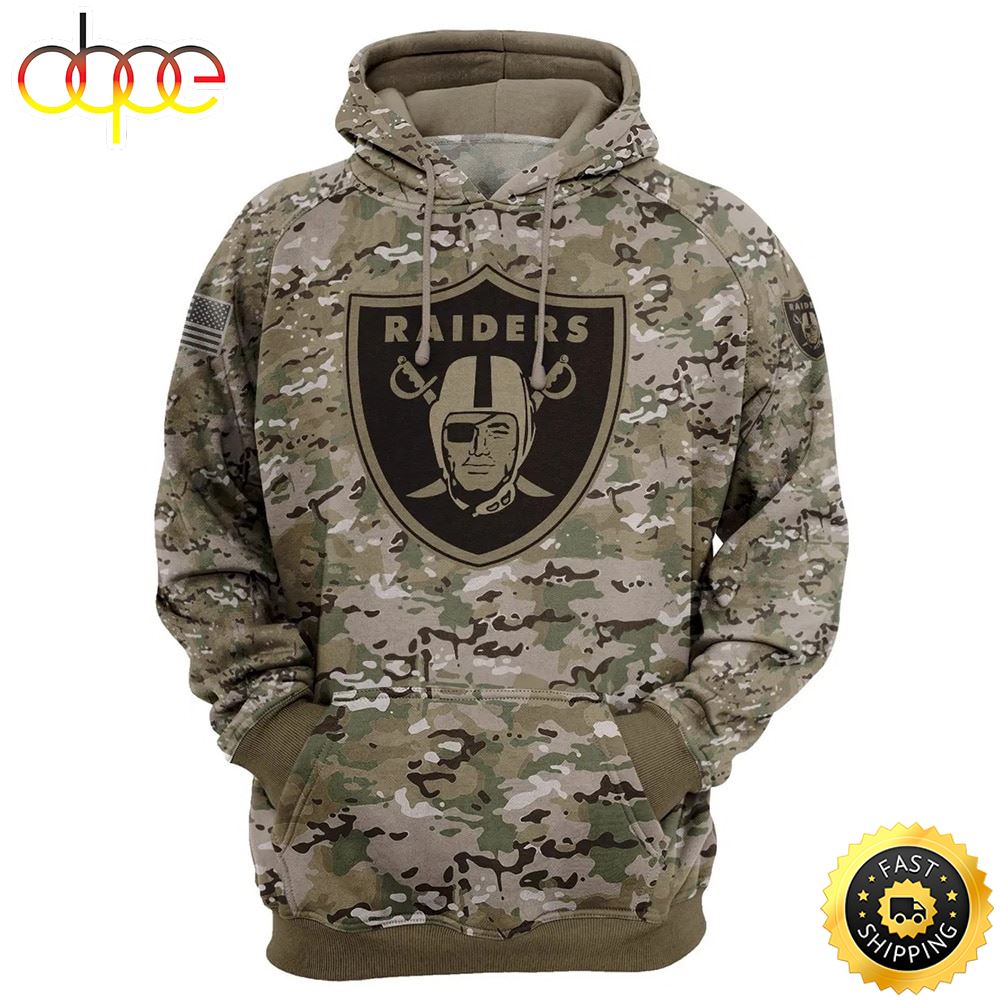 Las Vegas Raiders Hoodie Army Graphic Sweatshirt Pullover Gift For Fans G3cvlt