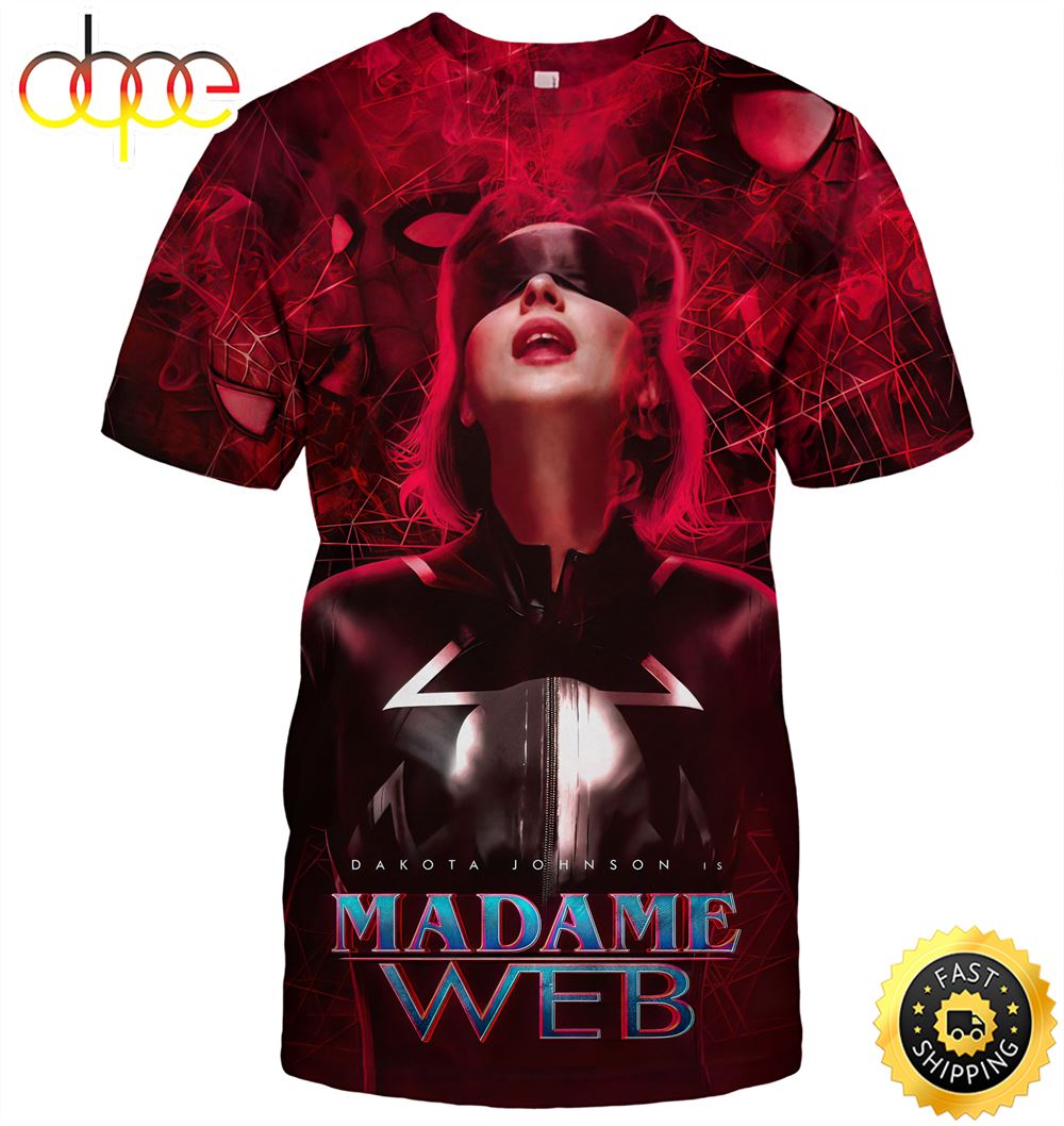 Madame Web 2023 Movie Marvel 3d T Shirt All Over Print Shirts Ub1rx8