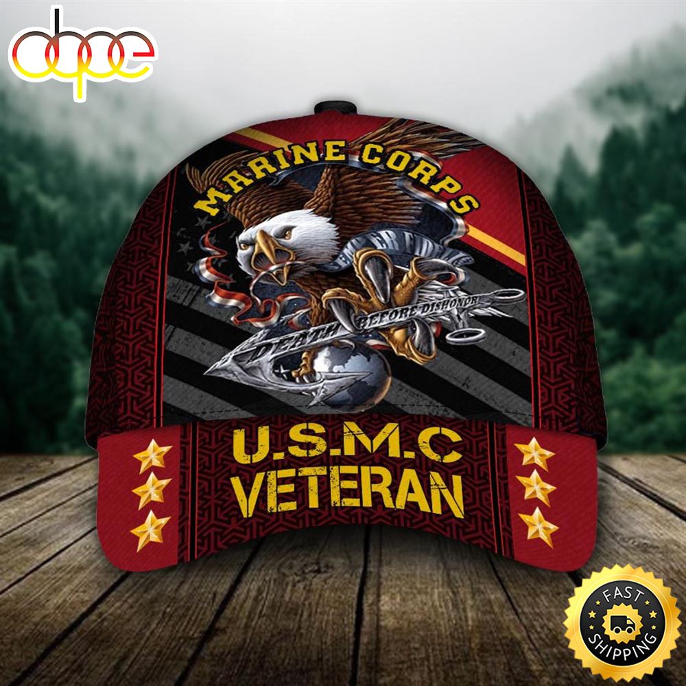 Marine Corps Soldier Military Veteran Cap Oqtyec