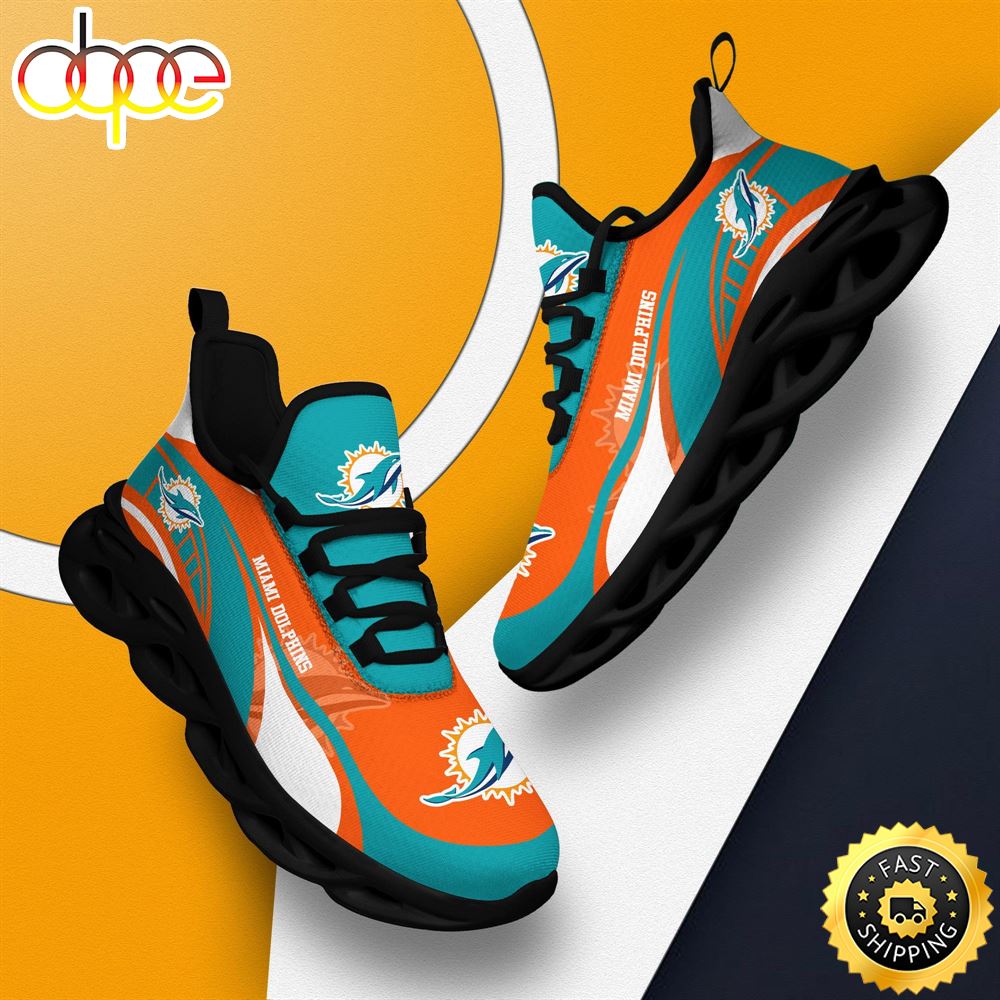 Miami Dolphins Sneakers Max Soul Trending Summer