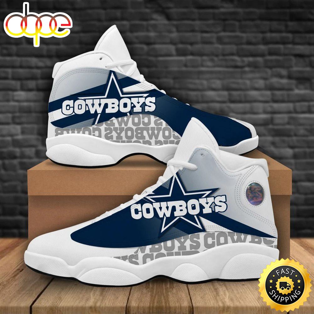 NFL Dallas Cowboys Air Jordan 13 Shoes V2 Gpleu6