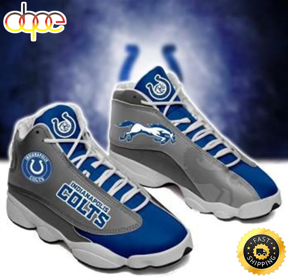 NFL Indianapolis Colts Air Jordan 13 Shoes V2 Di3zdd