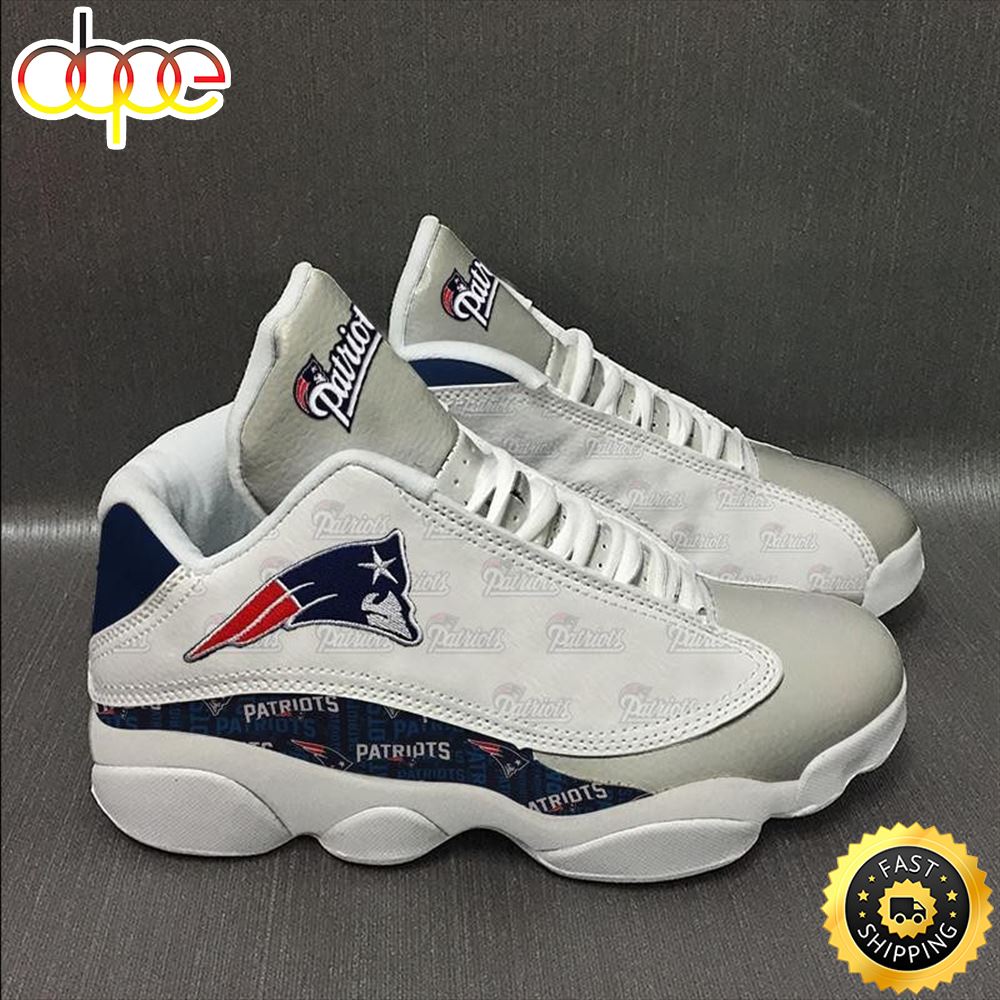 NFL New England Patriots Air Jordan 13 Shoes V3 – Musicdope80s.com