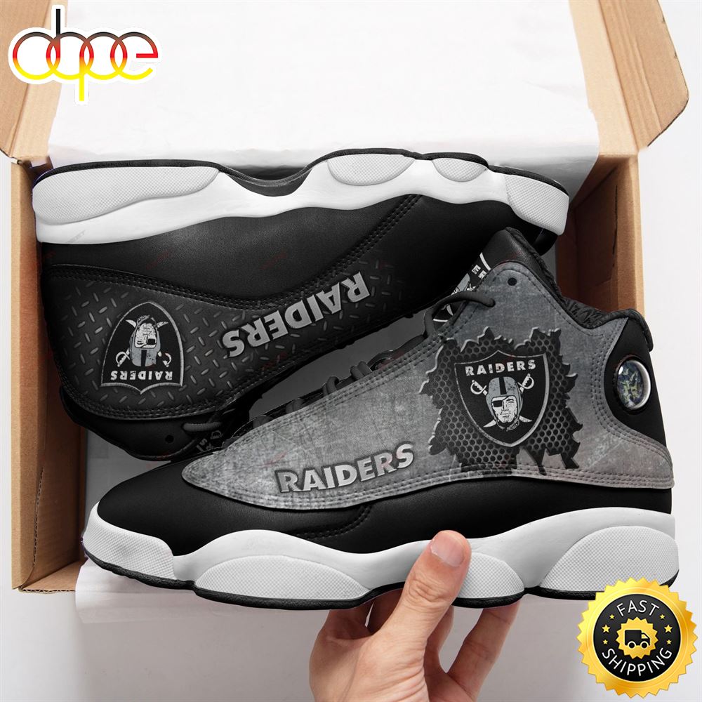 NFL Oakland Raiders Air Jordan 13 Shoes V3 Helm4s