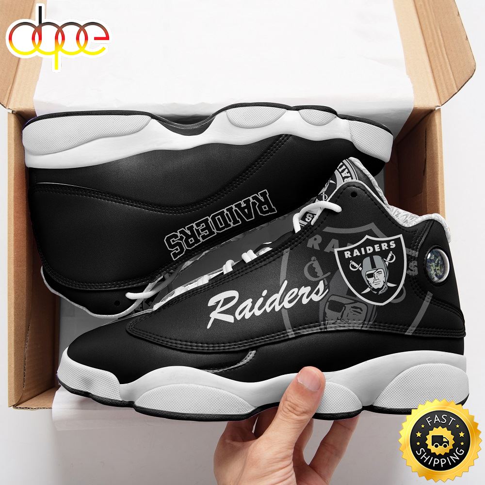 NFL Oakland Raiders Air Jordan 13 Shoes V4 Iml0h4