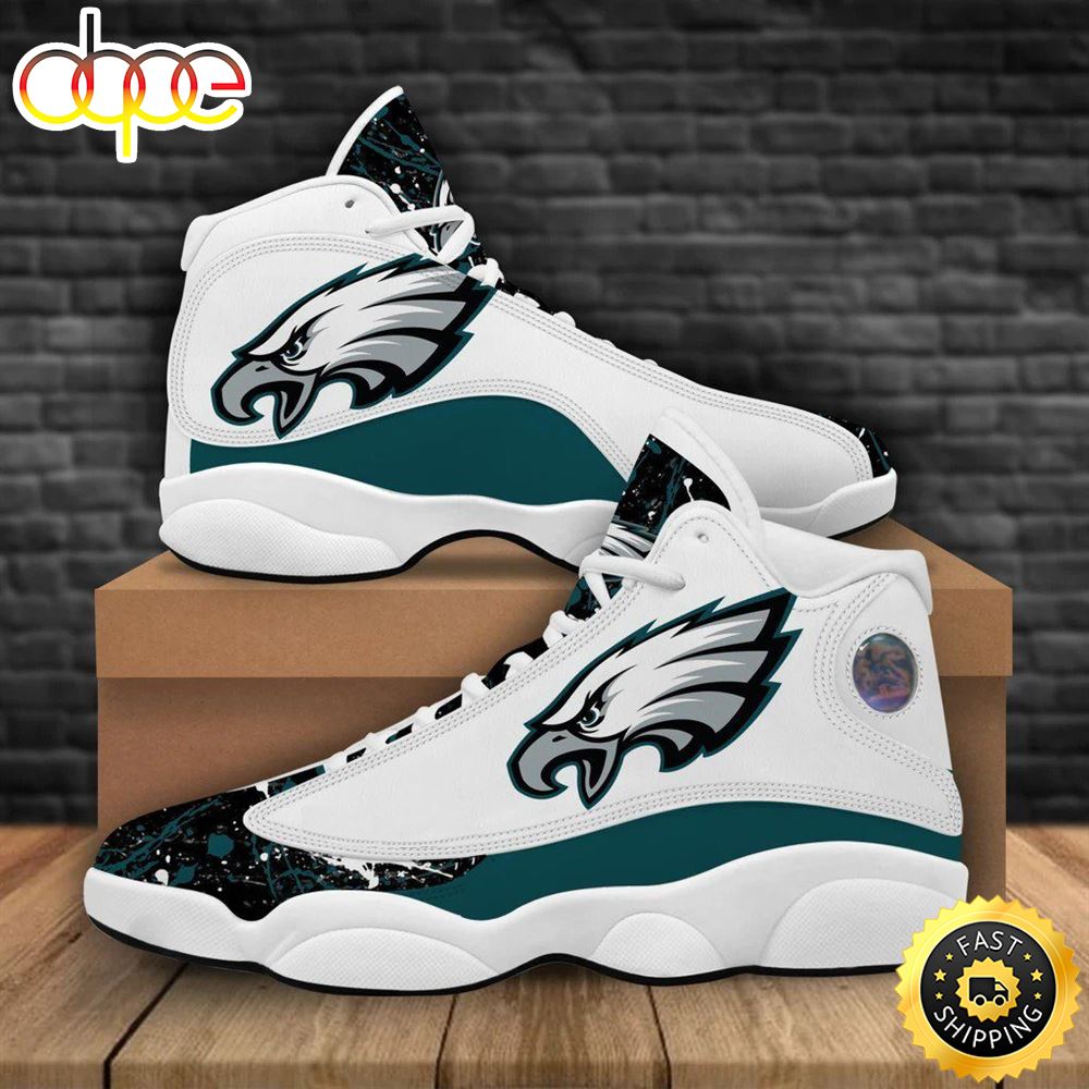 NFL Philadelphia Eagles Air Jordan 13 Shoes V2 Kvpqga
