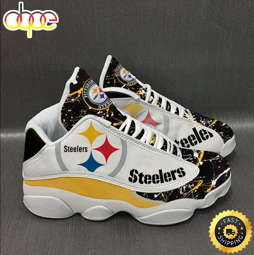 NFL Pittsburgh Steelers Air Jordan 13 Shoes V4 Oyvppb