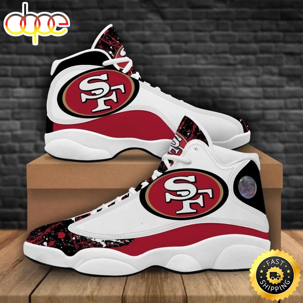 NFL San Francisco 49ers Air Jordan 13 Shoes V2 Ebgum8