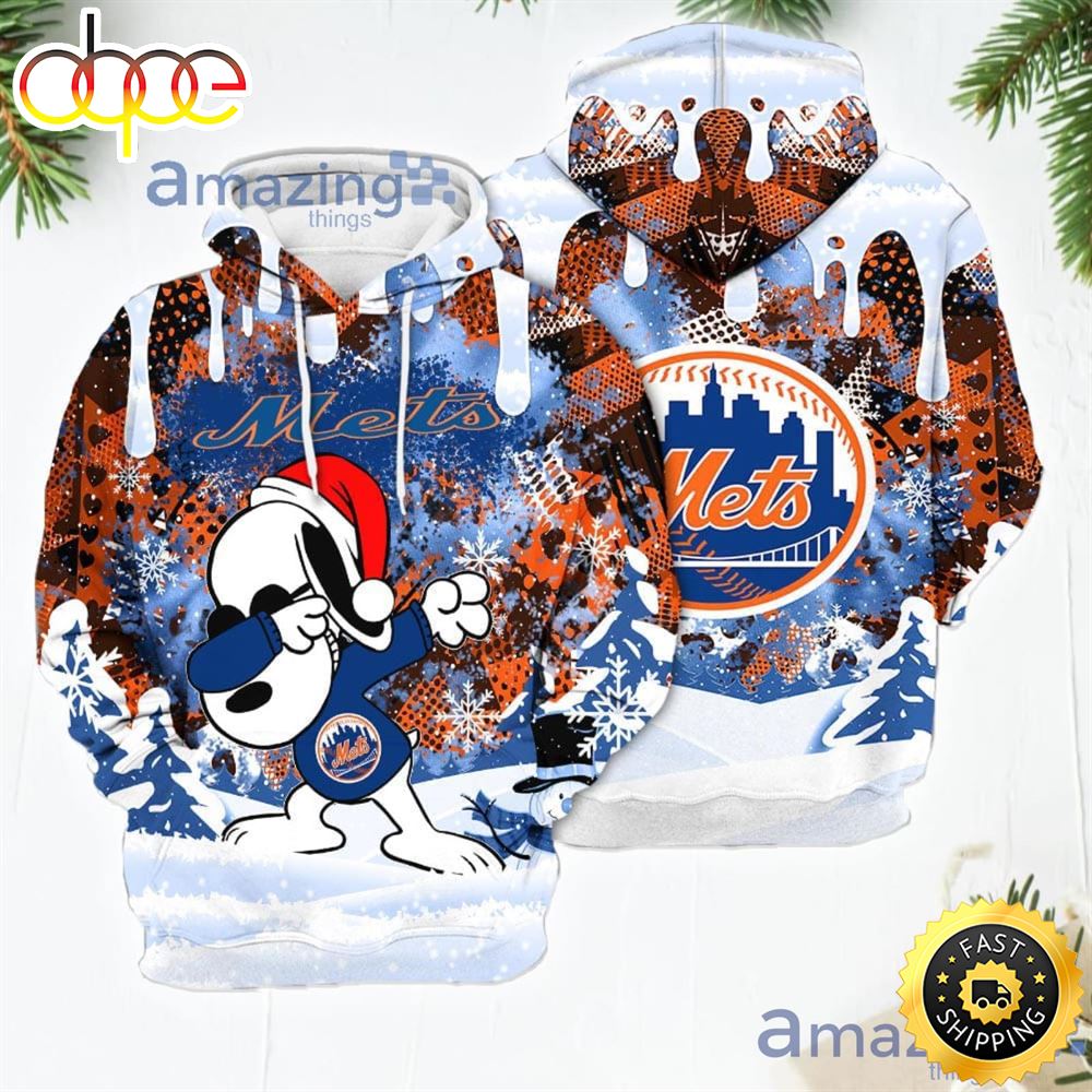 New York Mets Snoopy Dabbing The Peanuts Sports Football Christmas Giift 3D Hoodie For Men And Women Vgk7nu