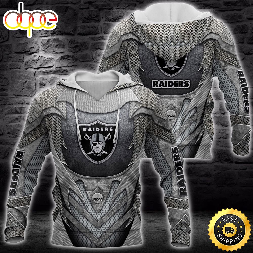 Oakland Raiders Nfl Custom Hoodie Zip Sweater Tshirt 3d Xlrmd5