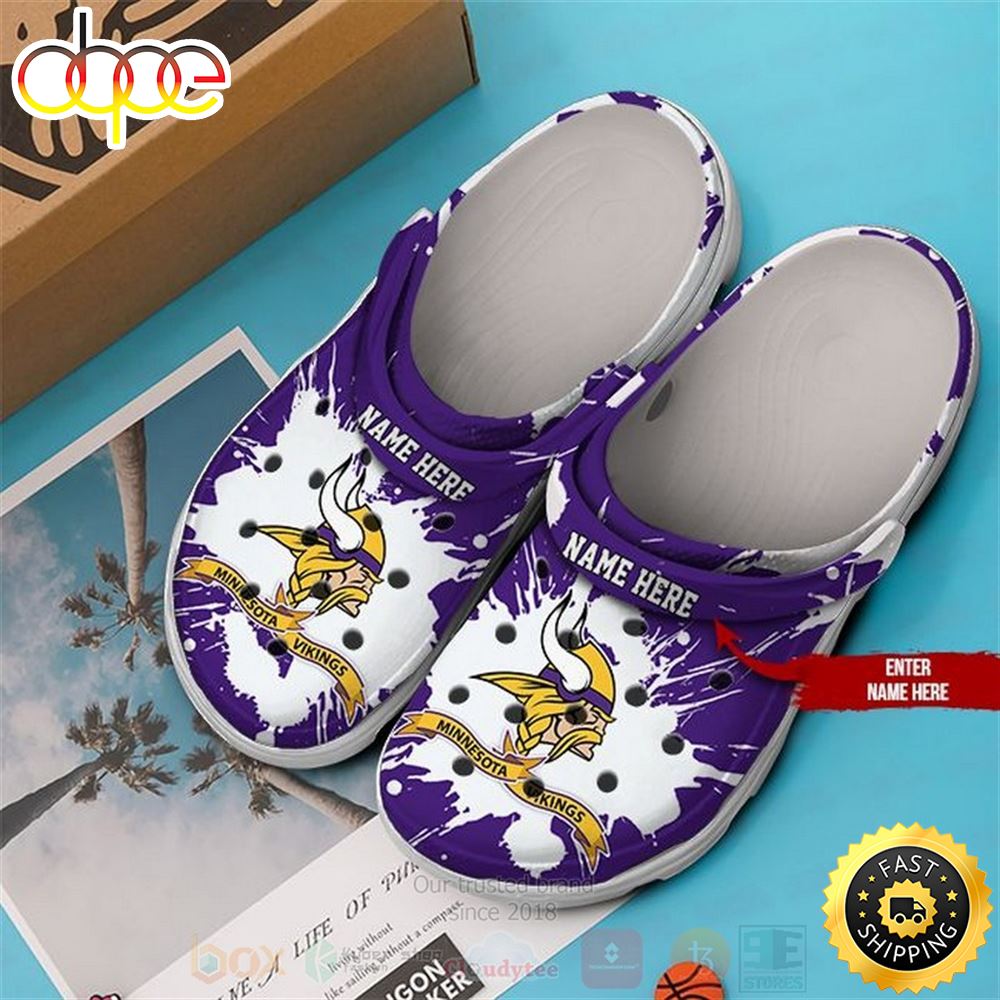 Personalized National Football Crocs Shoes B5m05p