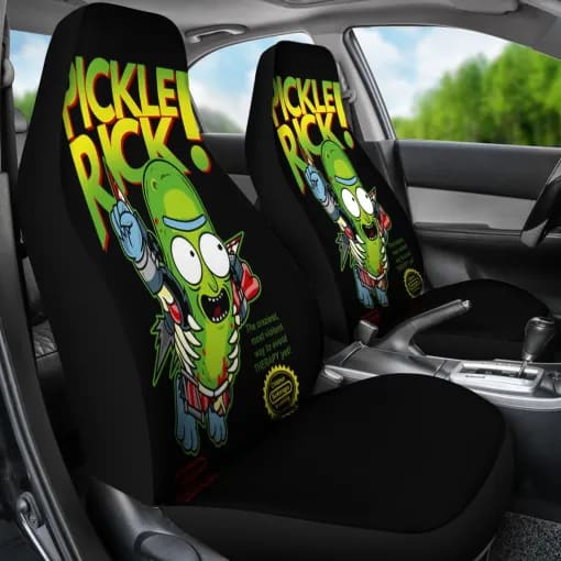 Pickle Rick Funny Seat Cover Bo6hec