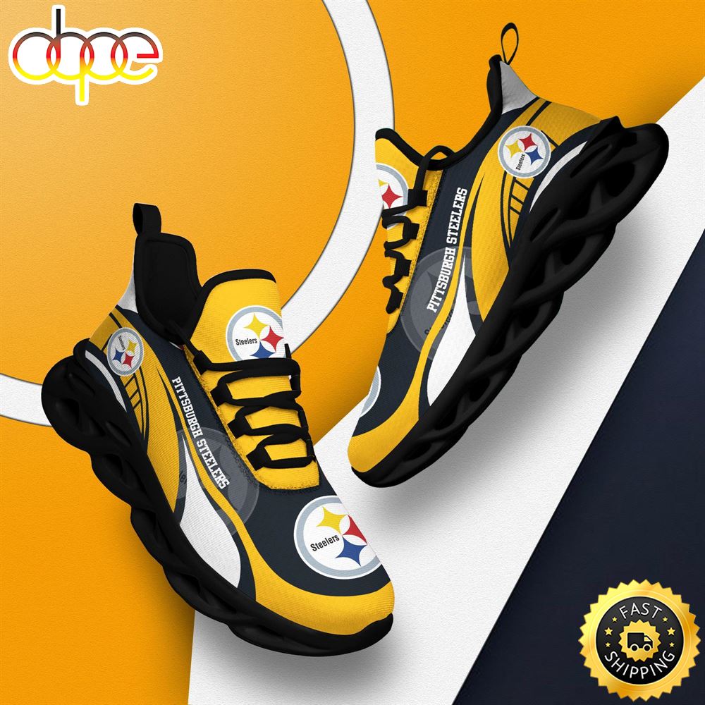 Pittsburgh Steelers Sneakers Max Soul Trending Summer 1 Ujzpgw