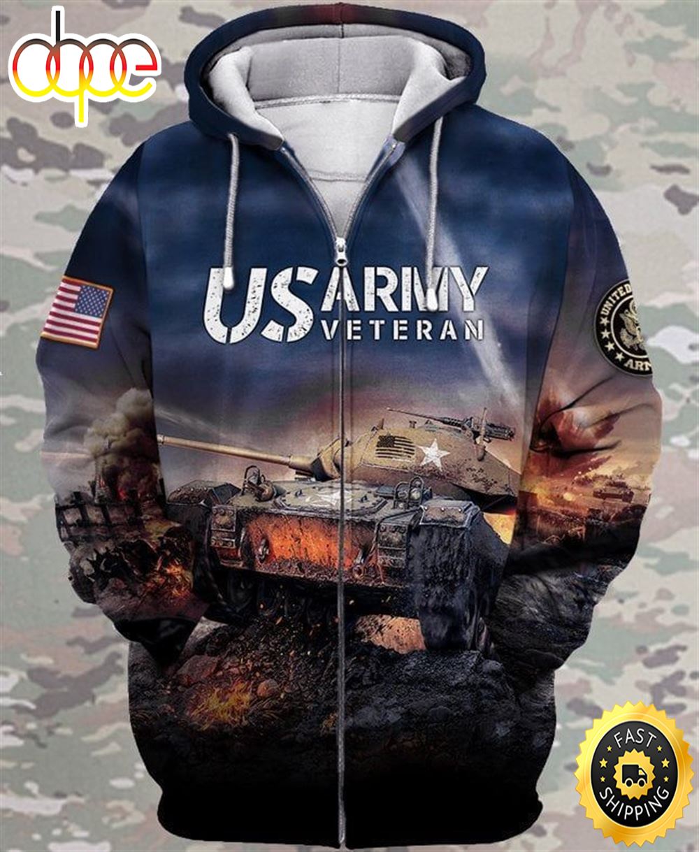 Premium Unique US Army Veteran Zip Hoodie Ultra Soft And Warm 1 Aydnre