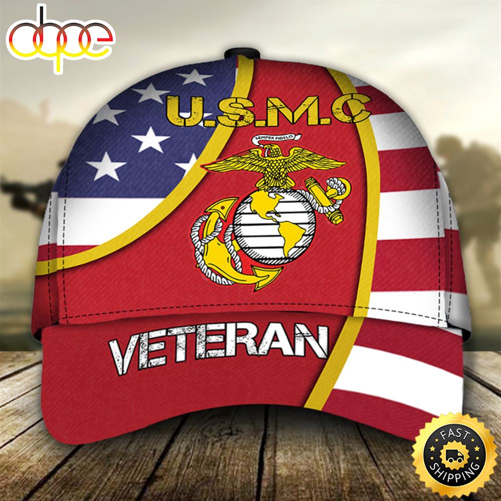 U.S.M.C Veteran Classic Cap – Musicdope80s.com