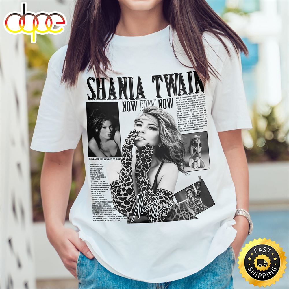 Shania Twain Tour 2023 Shirtqueen Of Me Tour Vintage Unisex T Shirt S3c1zm