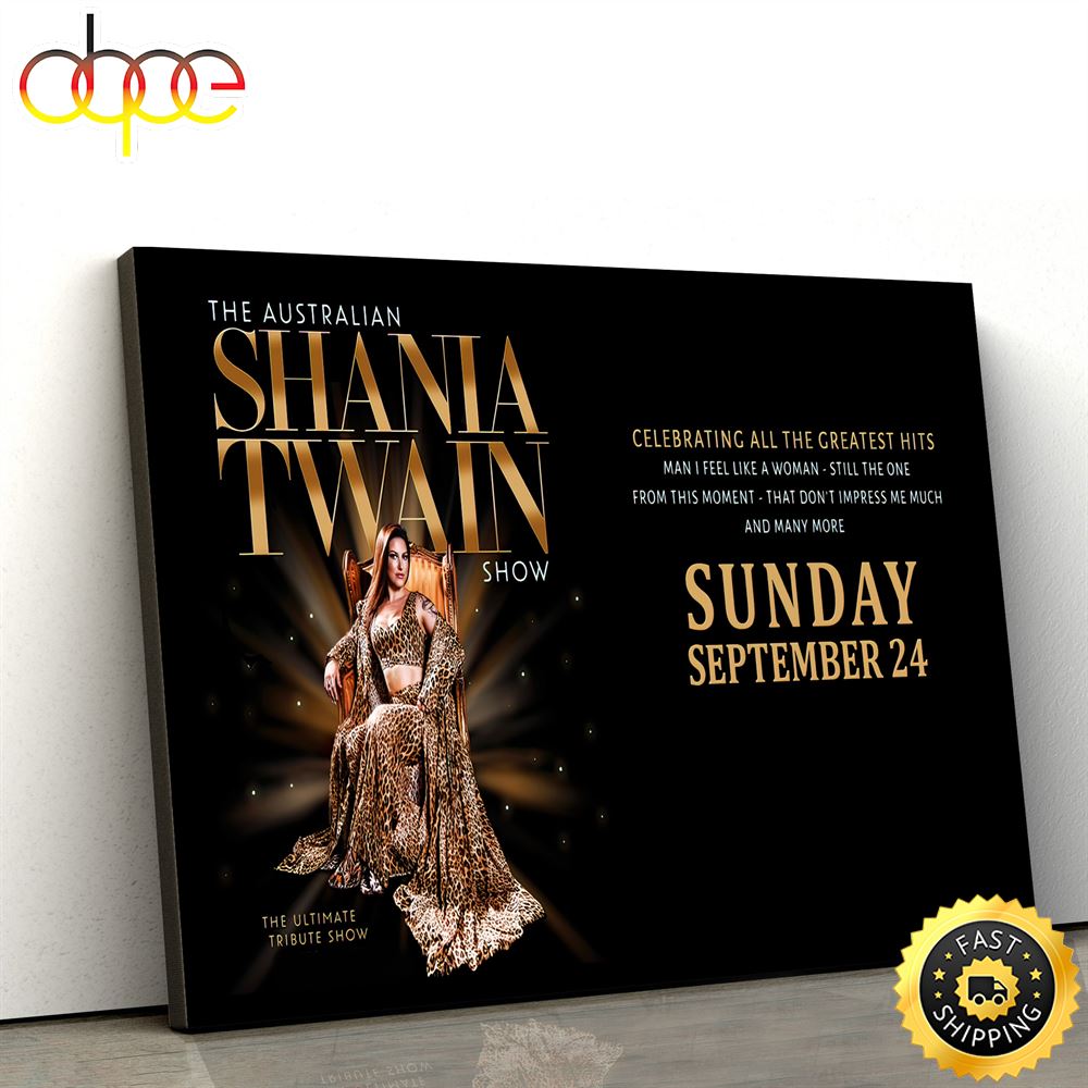 The Australian Shania Twain Show 2023 Canvas Xlz2m0