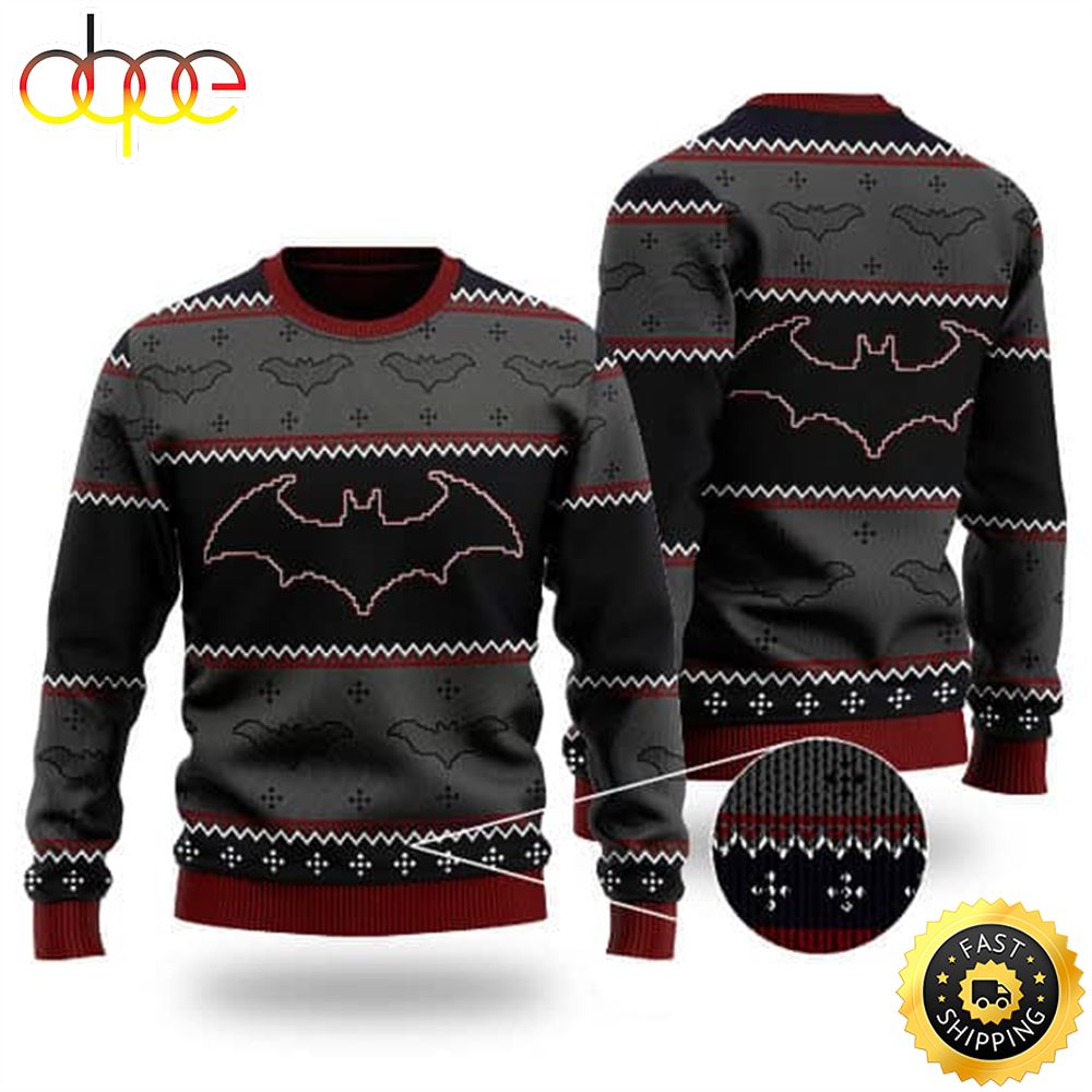 The Dark Knight Batman Ugly Xmas Sweater Twj70e