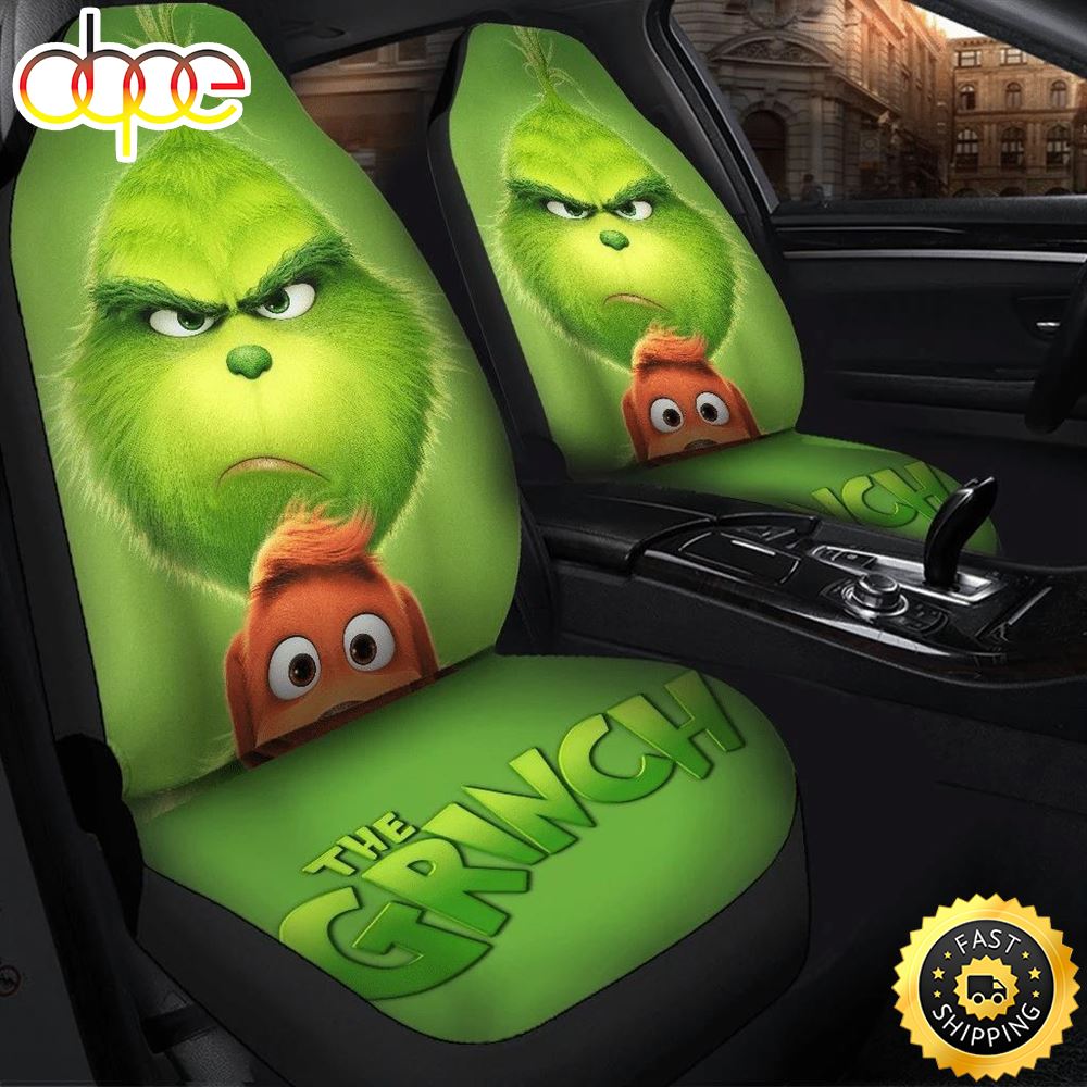 The Grinch Illumination Car Seat Covers Kacccc