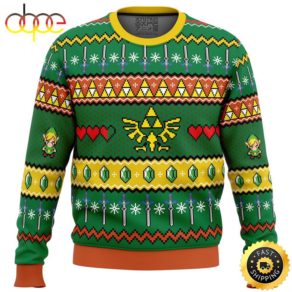 The Legend Of Zelda Ugly Christmas Sweater Ujidhd