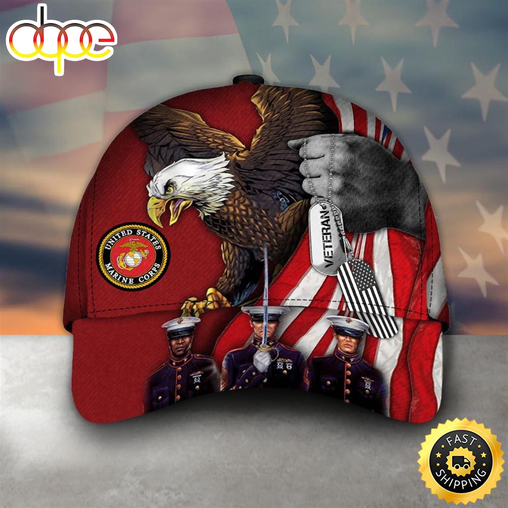 U.S.M.C Marine Corps Eagle Cap Wb9uvi