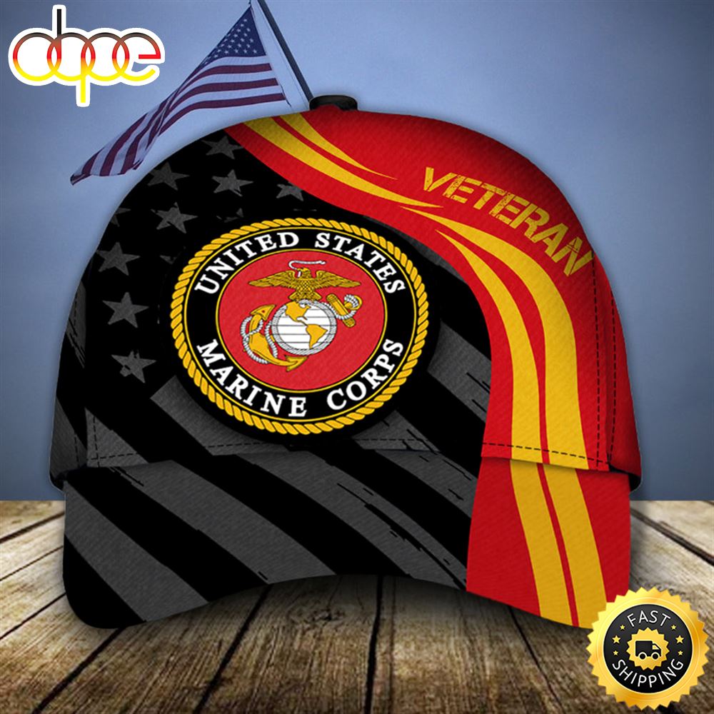 U.S.M.C Marine Corps Veteran Cap Ruu1ew