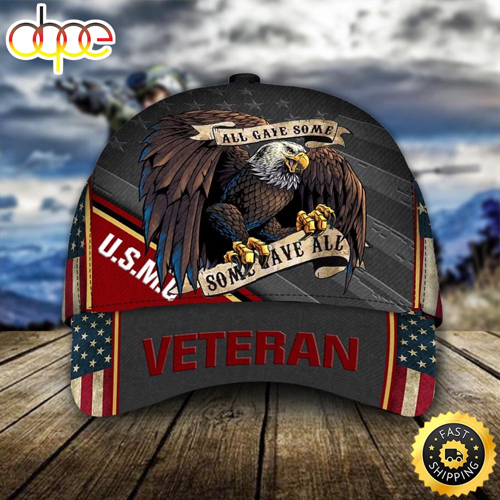 U.S.M.C Veteran Egale Classic Cap Hpcwve