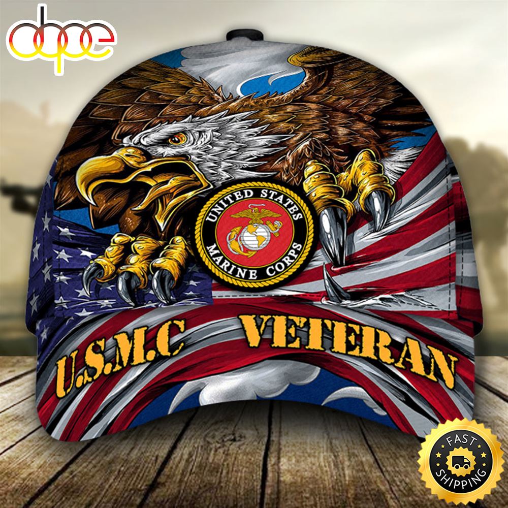 U.S.M.C Veteran Marine Corps Classic Cap Txhfsy