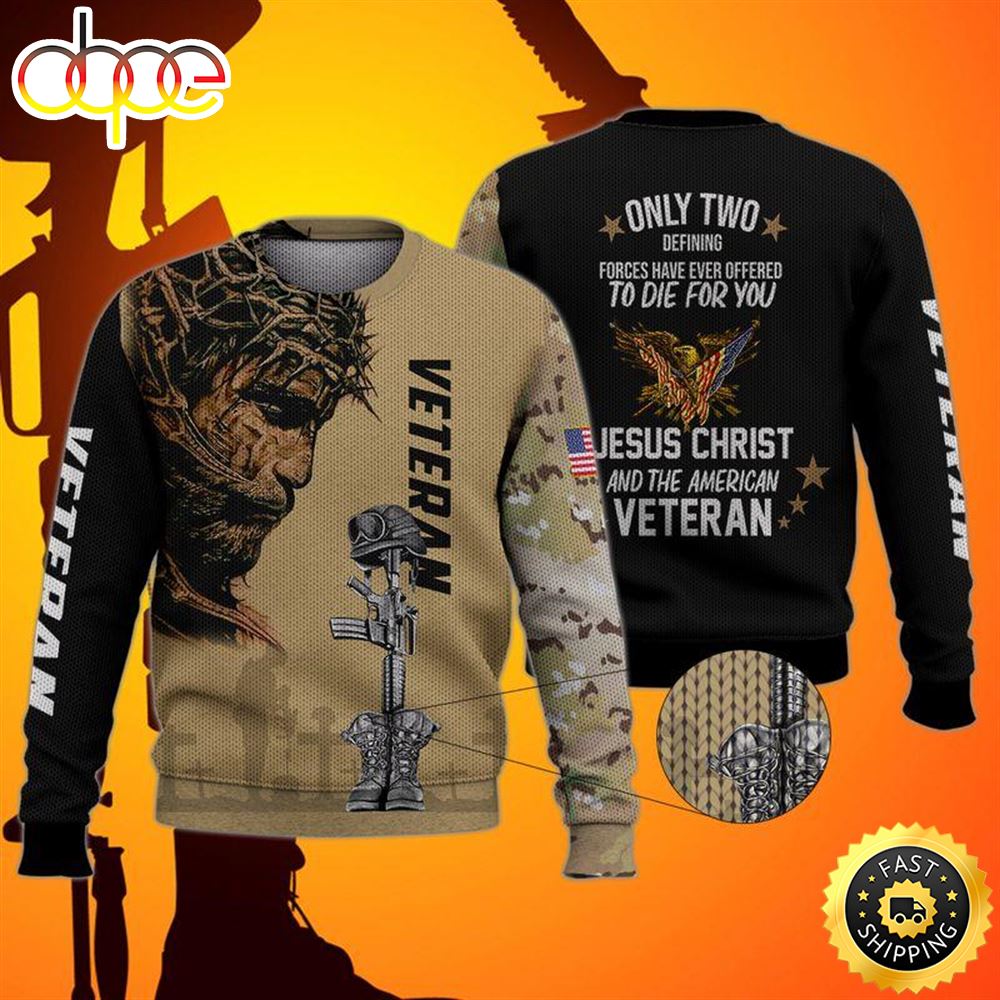U.S Veteran Ugly Christmas Sweater For Men Amp Women Adult Us5968 Vz2msw