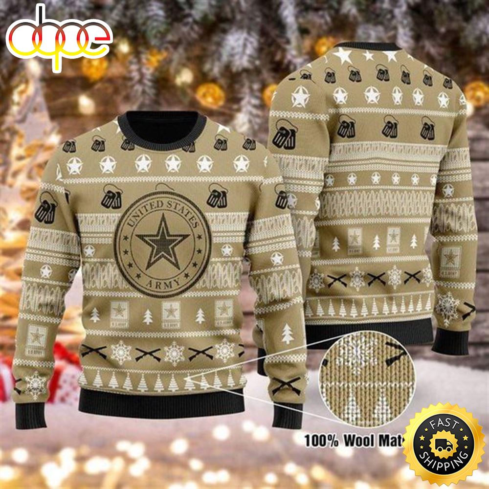Us Army Star Sweater Apgtba