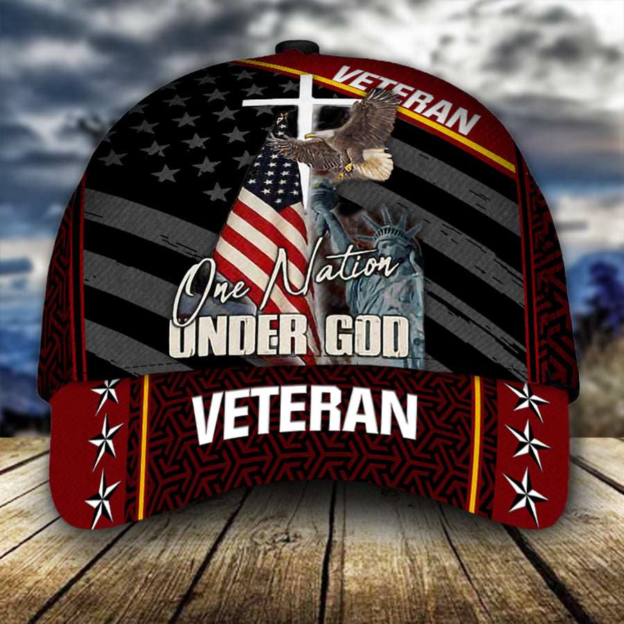 Veteran One Nation Under God Classic Cap Rls4ay