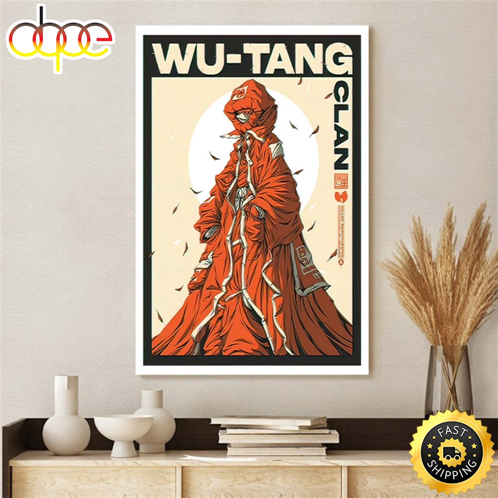 Wu Tang Clan Tour 2023 Dillon Co Poster Canvas 