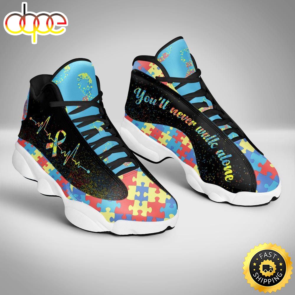 You Will Never Walk Alone Autism Jd13 Shoes Nqlbhc